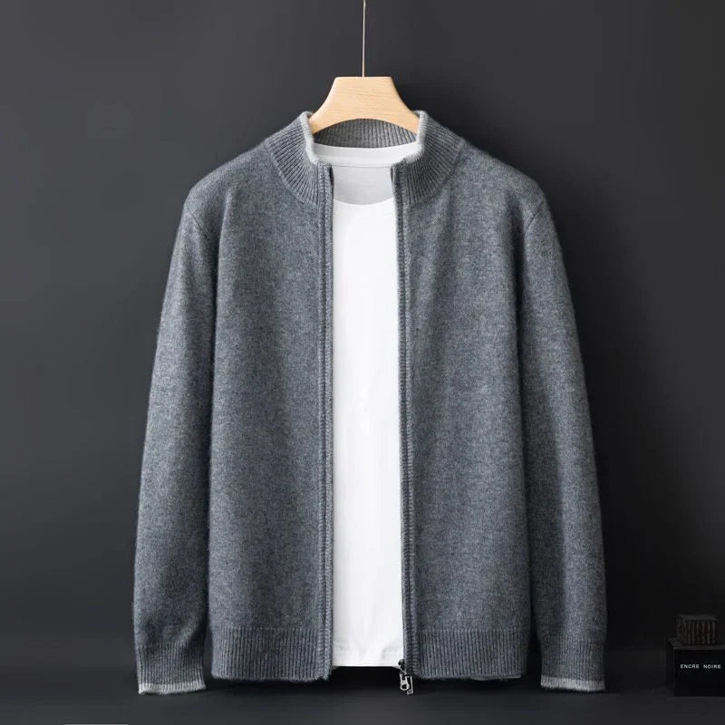 Jerome™ | Luxe Cashmere Jas met Rits