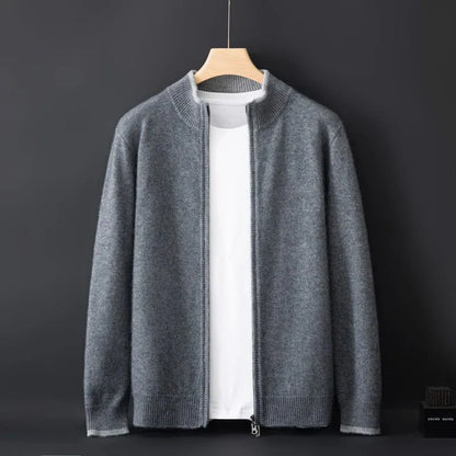 Jerome™ | Luxe Cashmere Jas met Rits