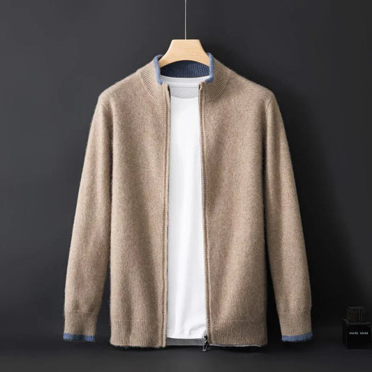 Jerome™ | Luxe Cashmere Jas met Rits
