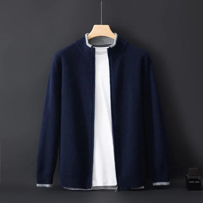 Jerome™ | Luxe Cashmere Jas met Rits