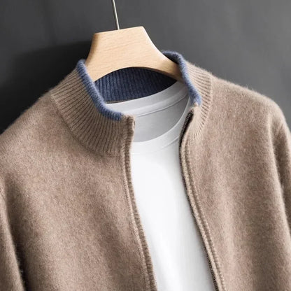 Jerome™ | Luxe Cashmere Jas met Rits
