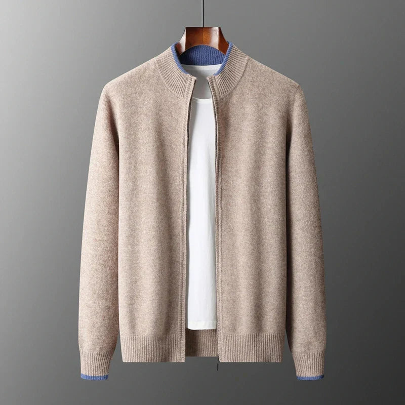 Jerome™ | Luxe Cashmere Jas met Rits