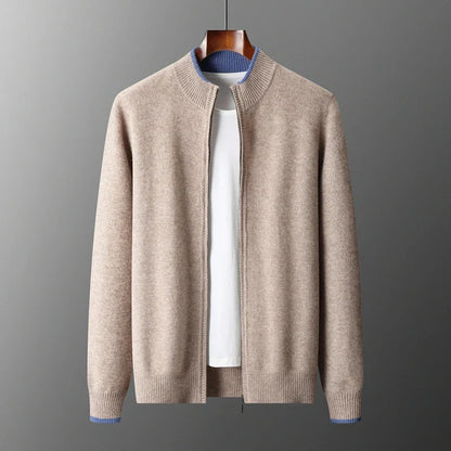Jerome™ | Luxe Cashmere Jas met Rits