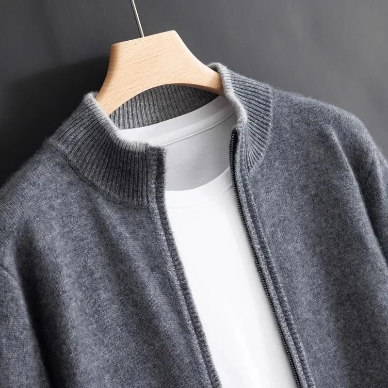 Jerome™ | Luxe Cashmere Jas met Rits