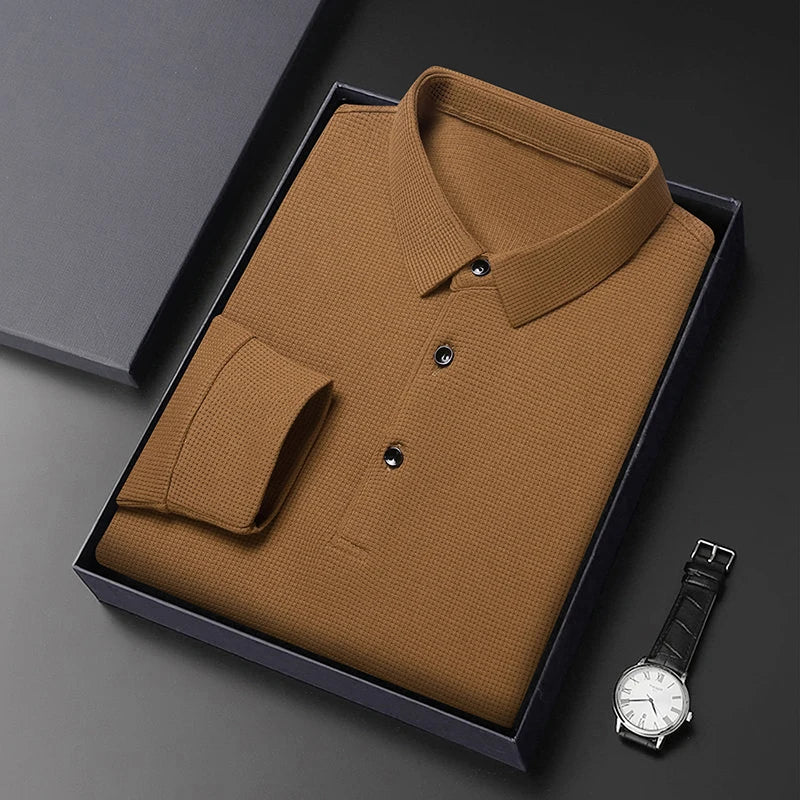 David™ | Luxe Lange Mouwen Polo