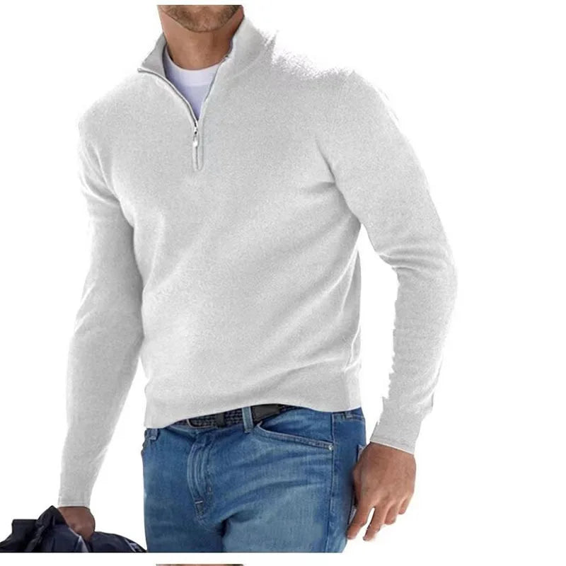 Matteo™ | Pullover met Halve Rits