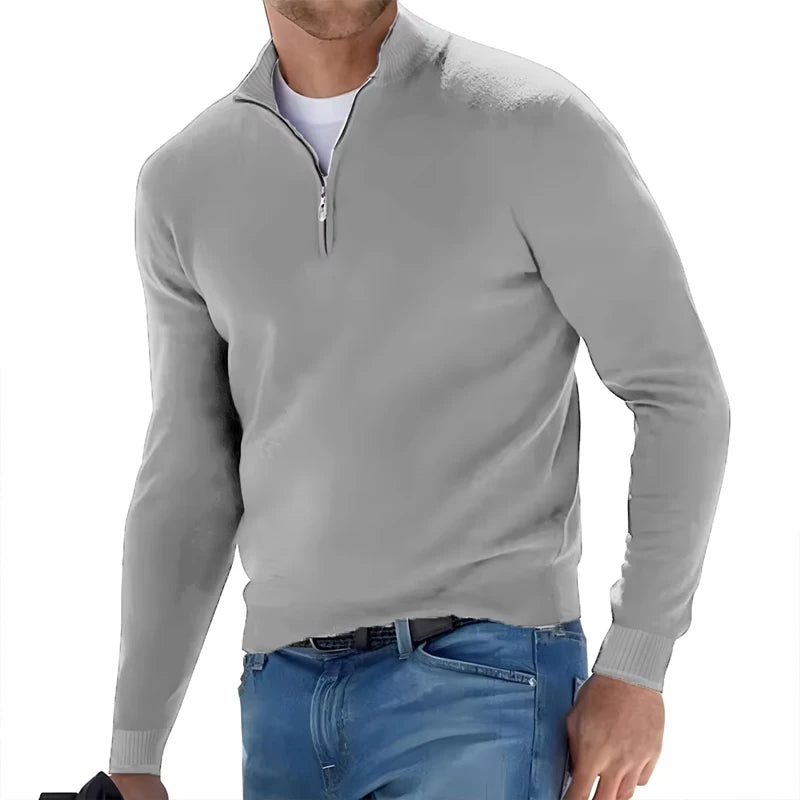 Matteo™ | Pullover met Halve Rits