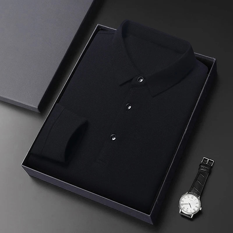 David™ | Luxe Lange Mouwen Polo