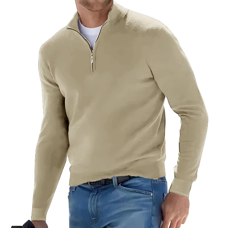Matteo™ | Pullover met Halve Rits