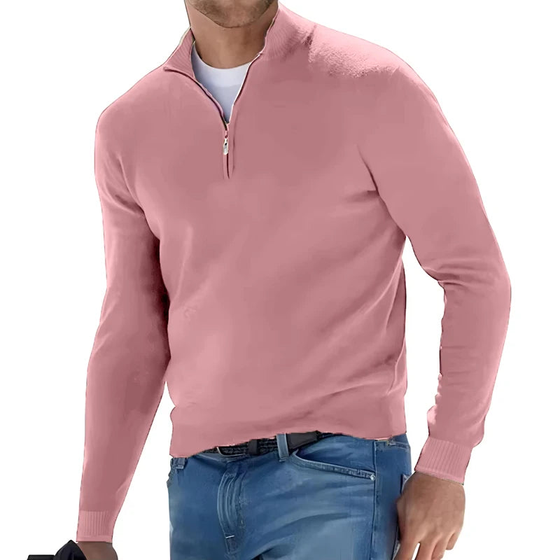Matteo™ | Pullover met Halve Rits