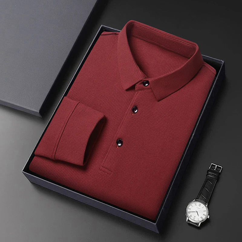 David™ | Luxe Lange Mouwen Polo